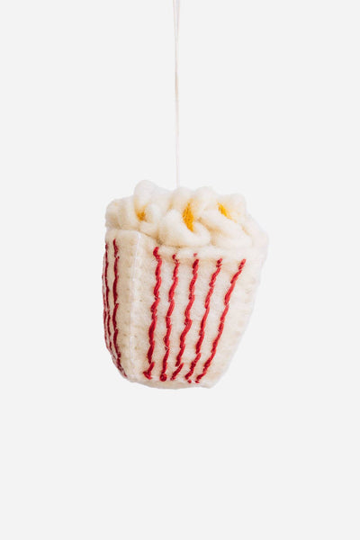 Popcorn Felt Ornament 