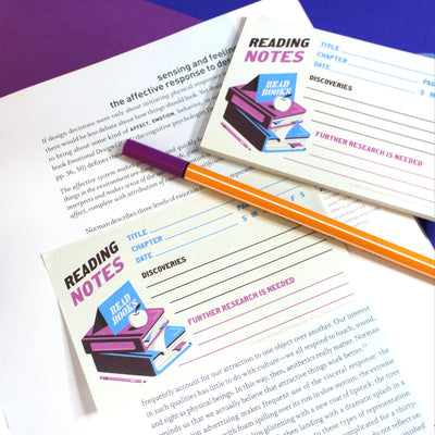 "Reading Notes" Sticky Notes For Annotations