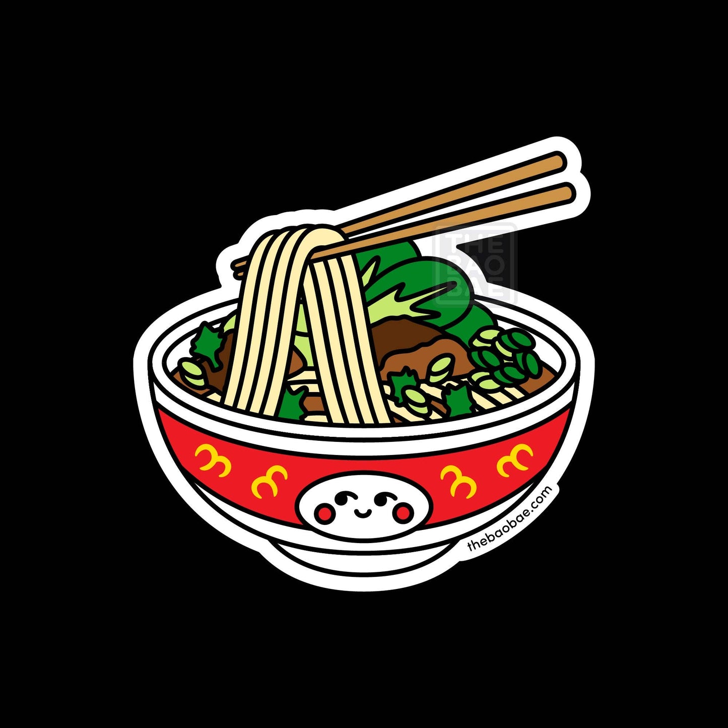 Taiwanese Beef Noodle Soup Sticker