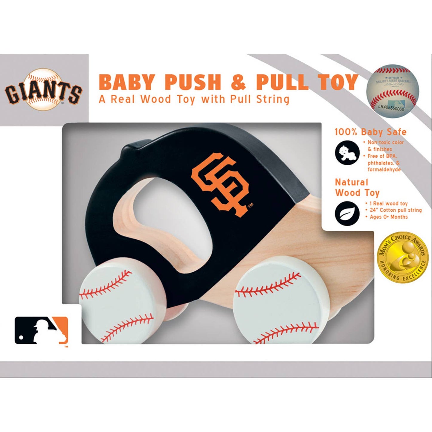 San Francisco Giants Push & Pull Baby Toy
