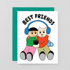 Best Friends Kids Greetings Card