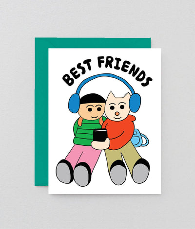 Best Friends Kids Greetings Card