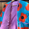 Blue garden quilting jacket