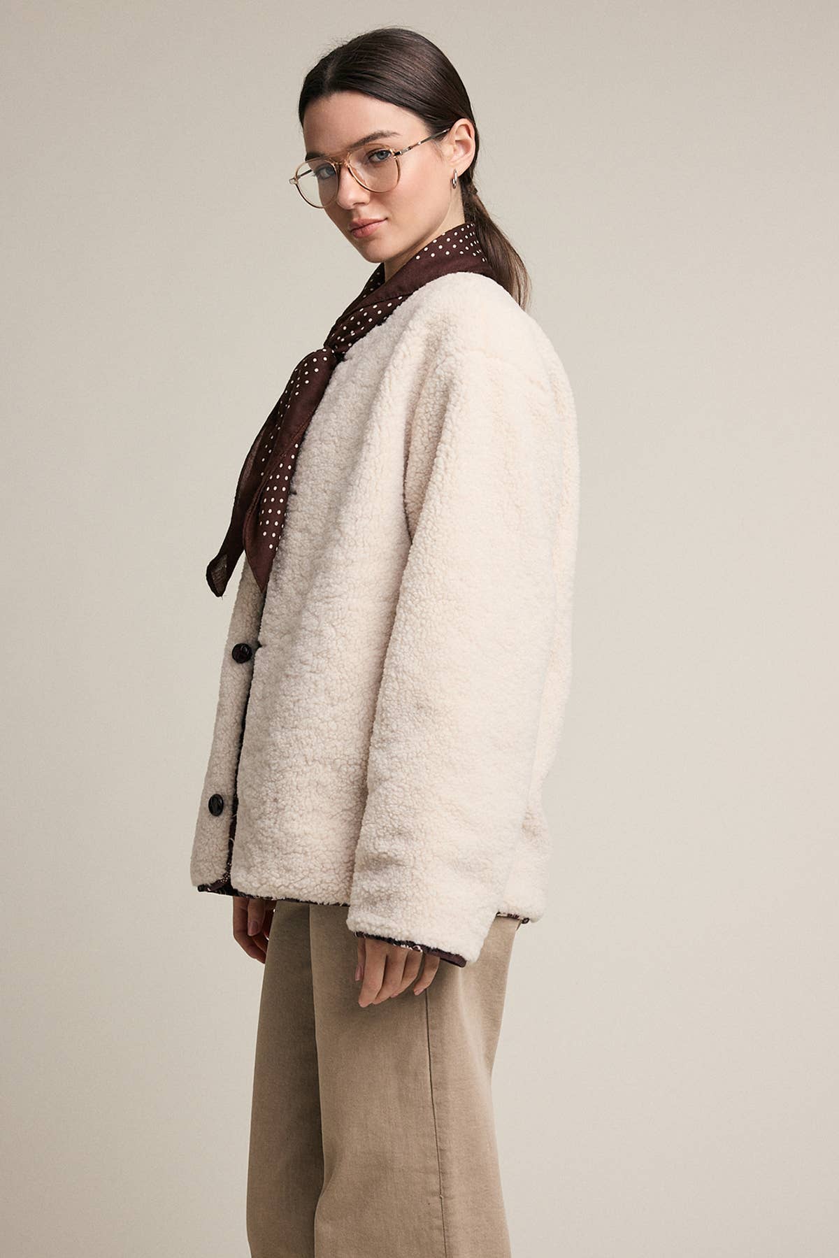 Reversible Sherpa Paisley Jacket