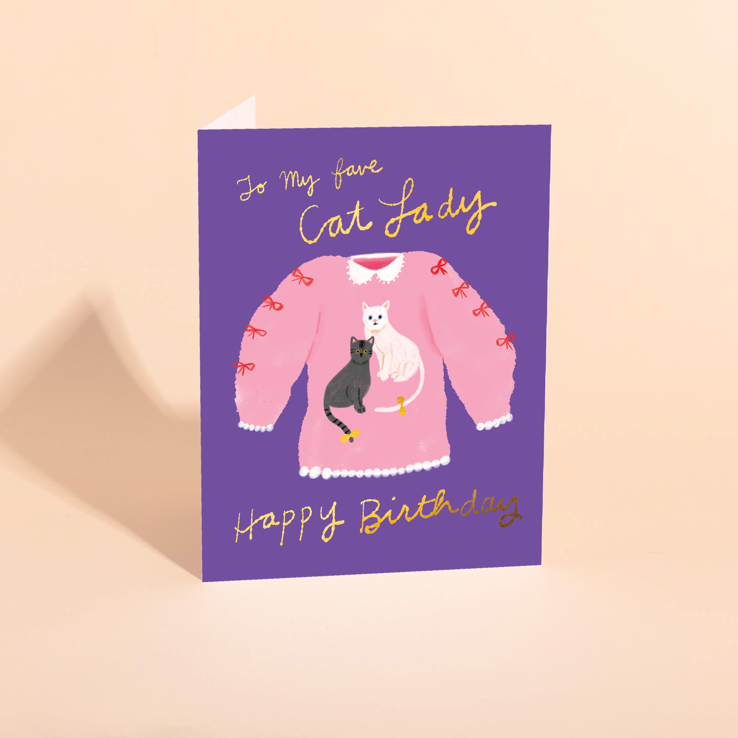 CAT LADY - Birthday Card