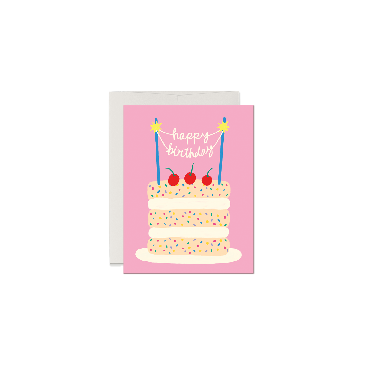 Sprinkle Cake Birthday Card
