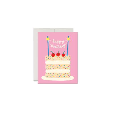Sprinkle Cake Birthday Card