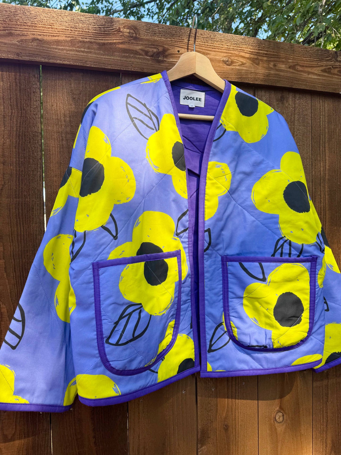 Purple Garden Quilting Jacket
