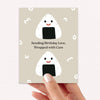 Onigiri Cute Birthday Card