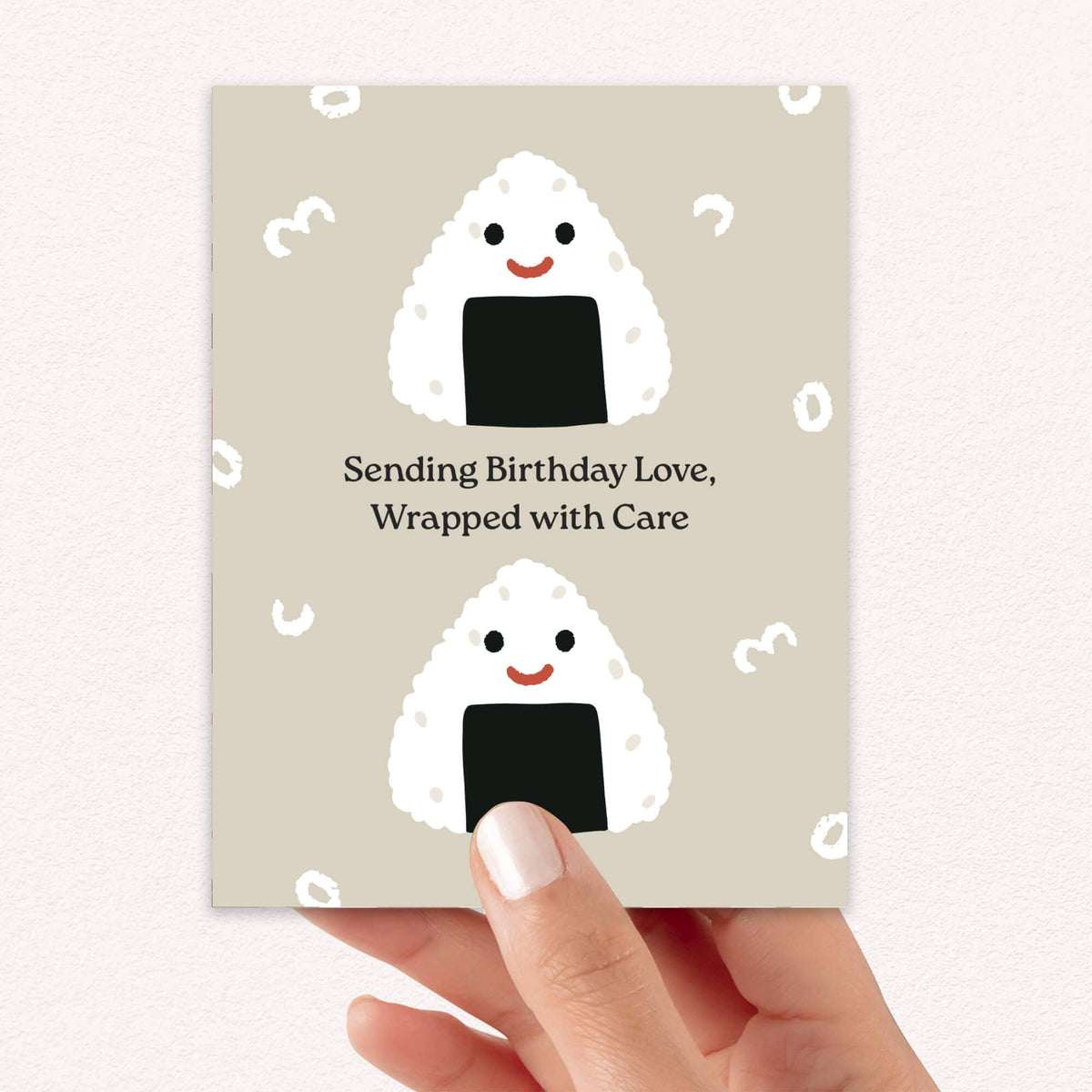 Onigiri Cute Birthday Card