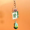 Mahjong Cat Acrylic Keychain
