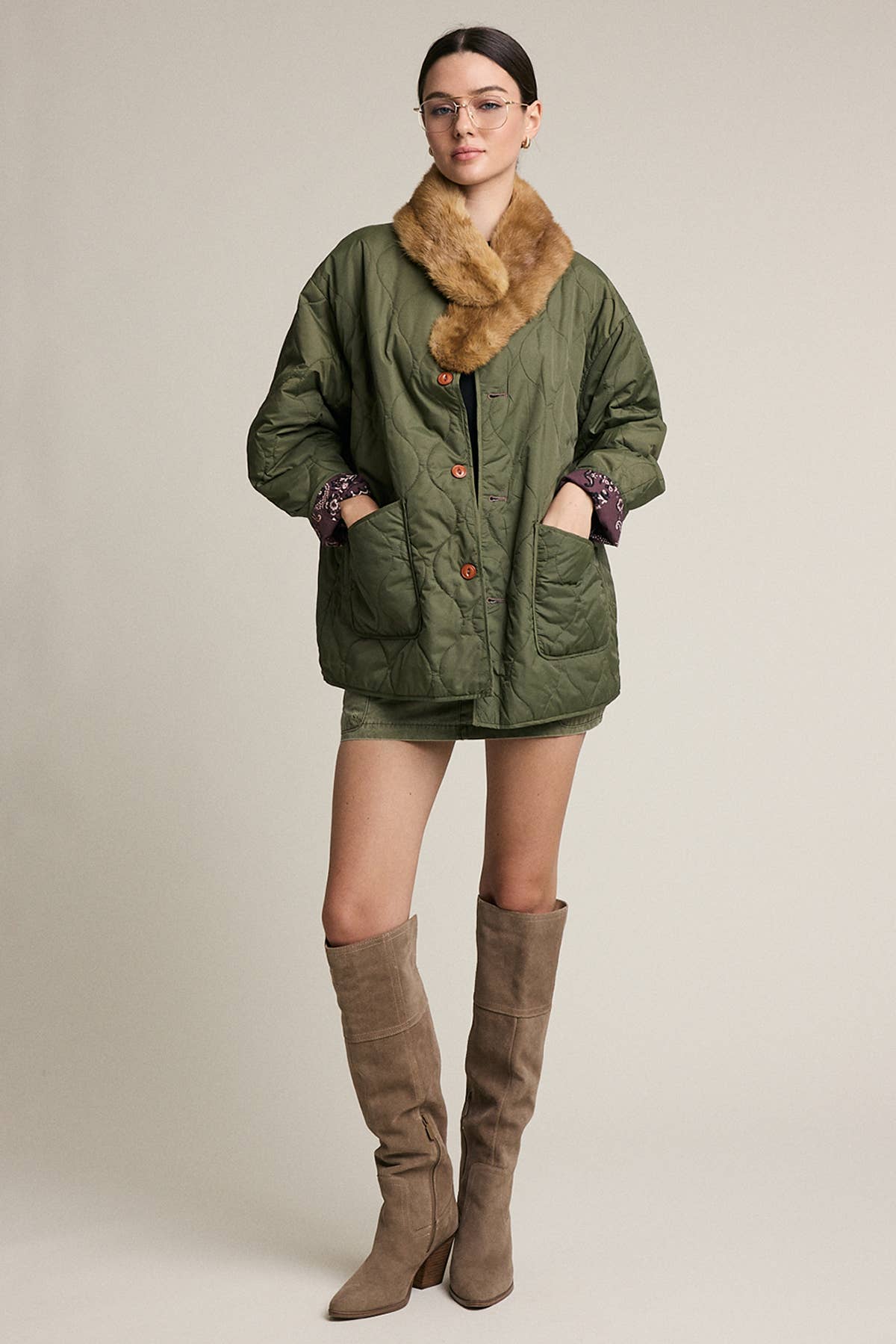 Reversible Quilted Bandana Jacket