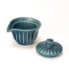 Minoware Soy Sauce Dispenser with Lid, Blue