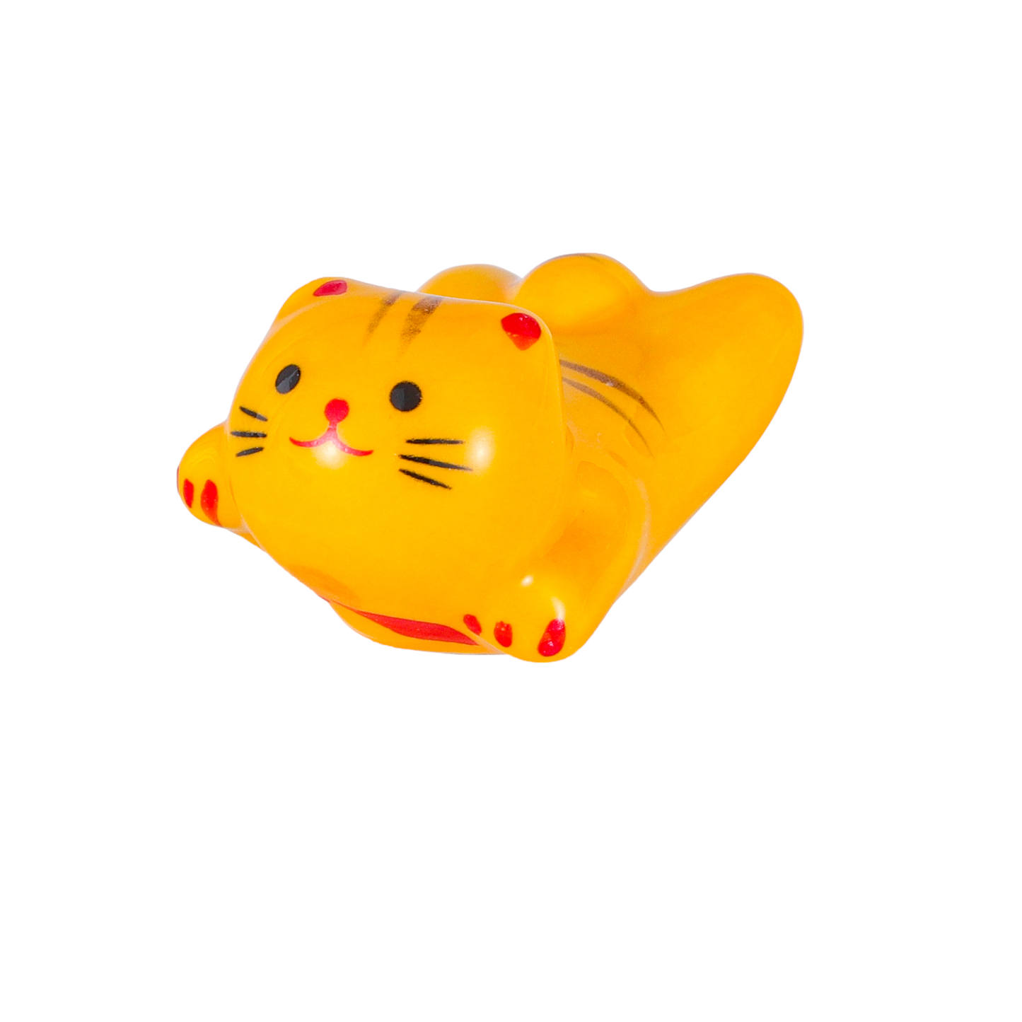 Cat Chopsticks Rest Yellow