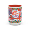 San Francisco - *BIG* Coffee Mug (15oz, red)
