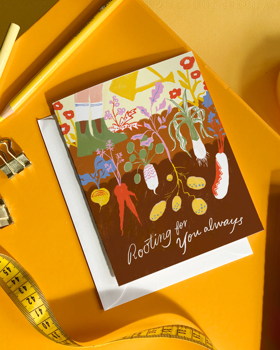 Rooting For You Encouragement Card