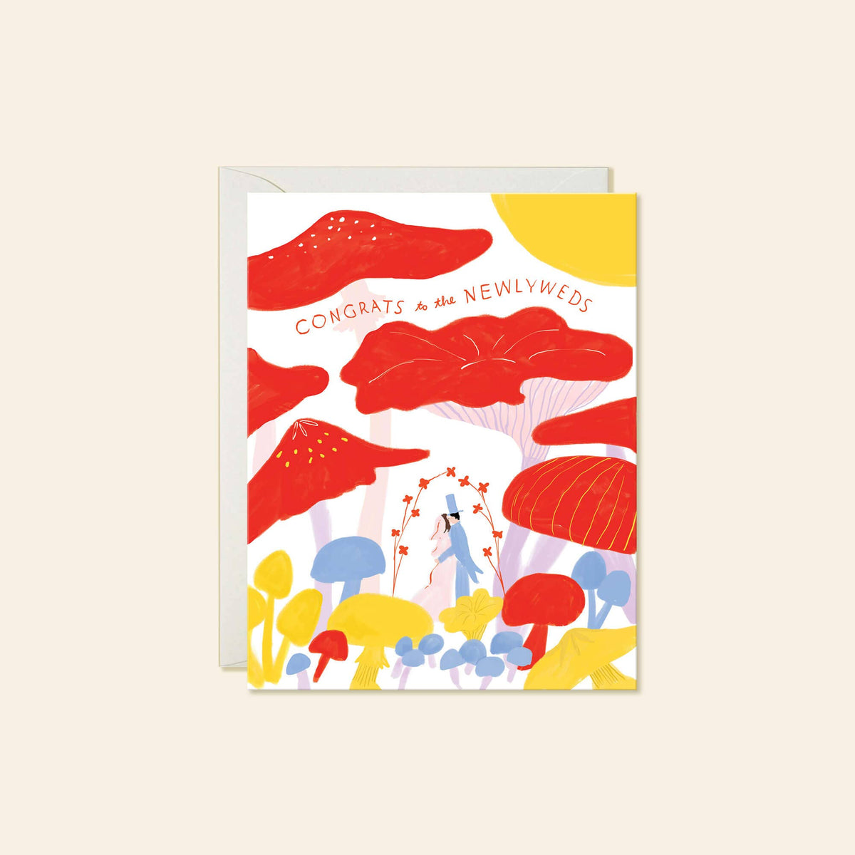Mushroom Wedding Card