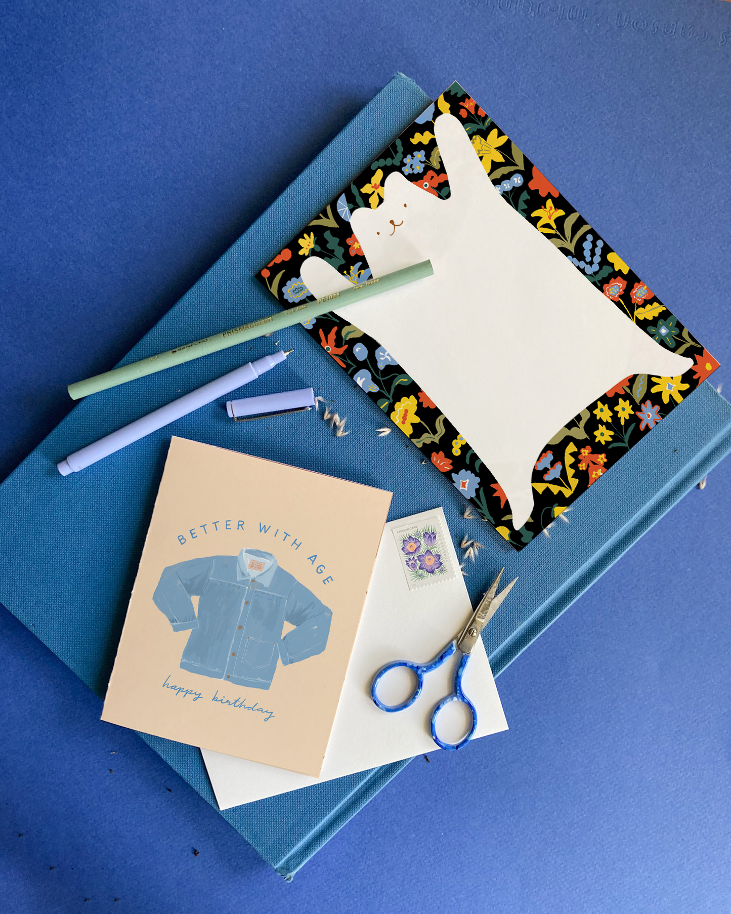 Denim Birthday Card
