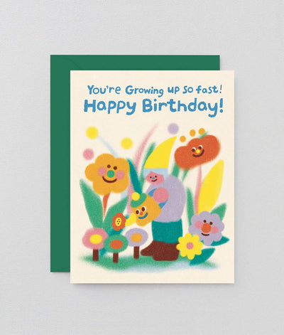 Growing Up Fast Birthday Card
