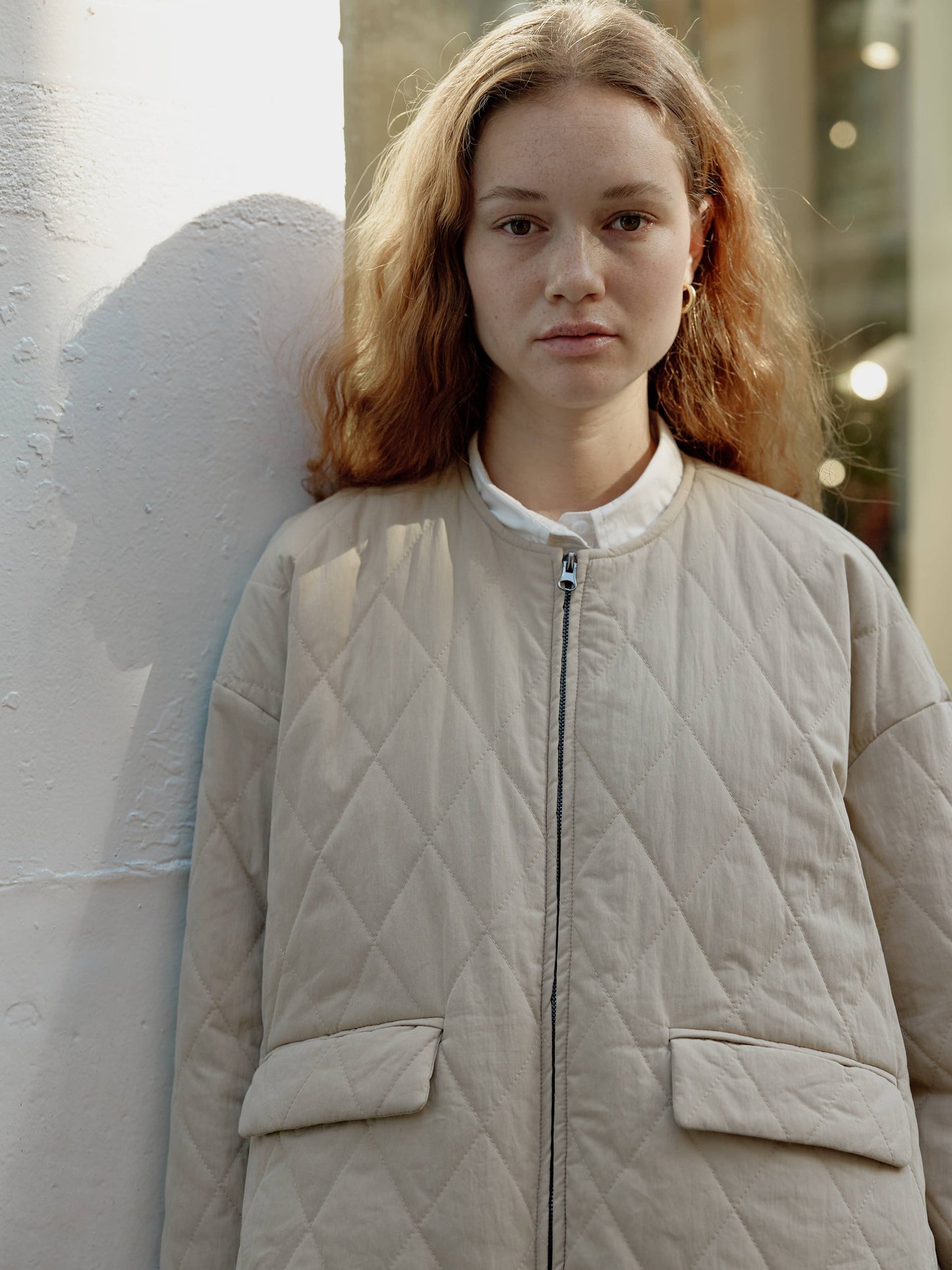 The Greta Jacket | Oversized Quilted Jacket with Drawstrings