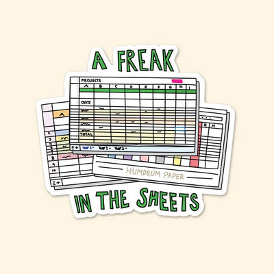 Freak in the Sheets - Excel Sticker
