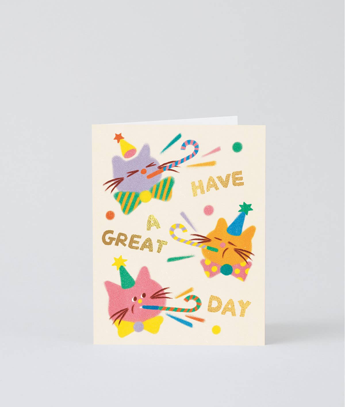 Cat Celebration Birthday Card