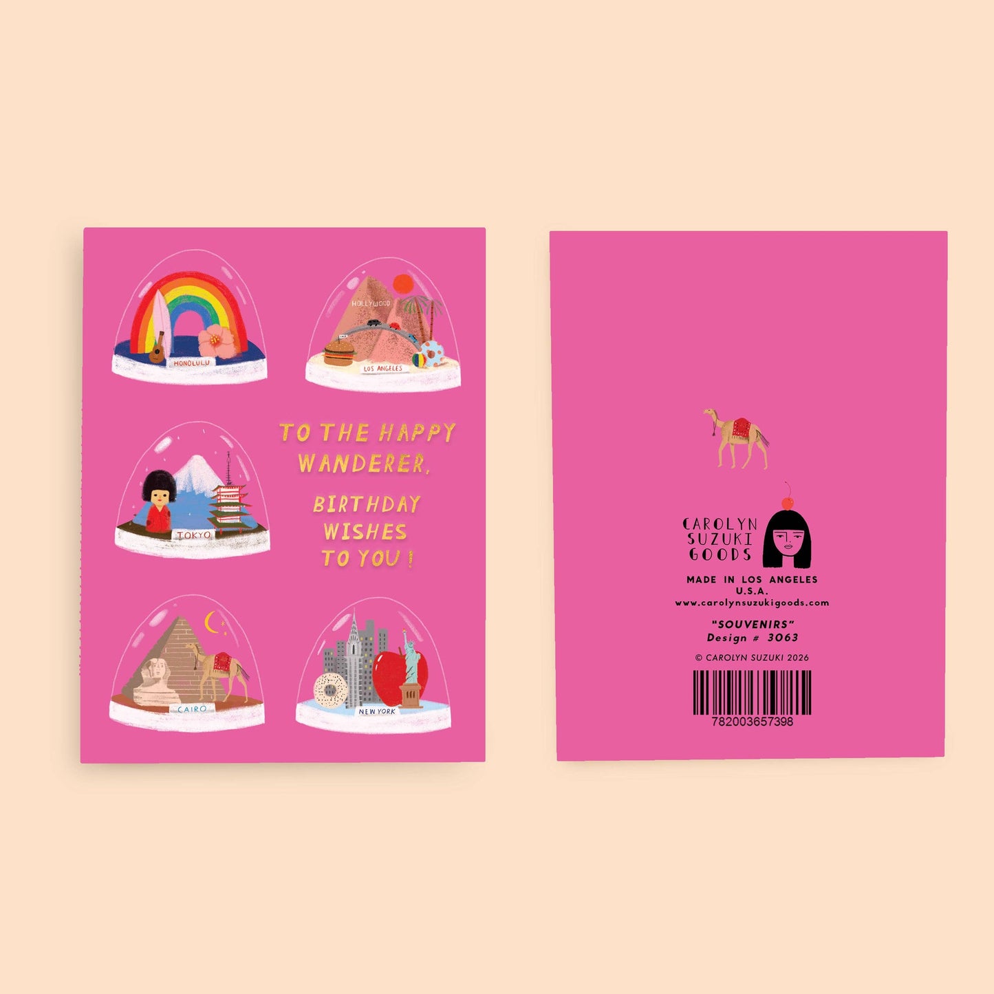 SOUVENIRS - Birthday Card