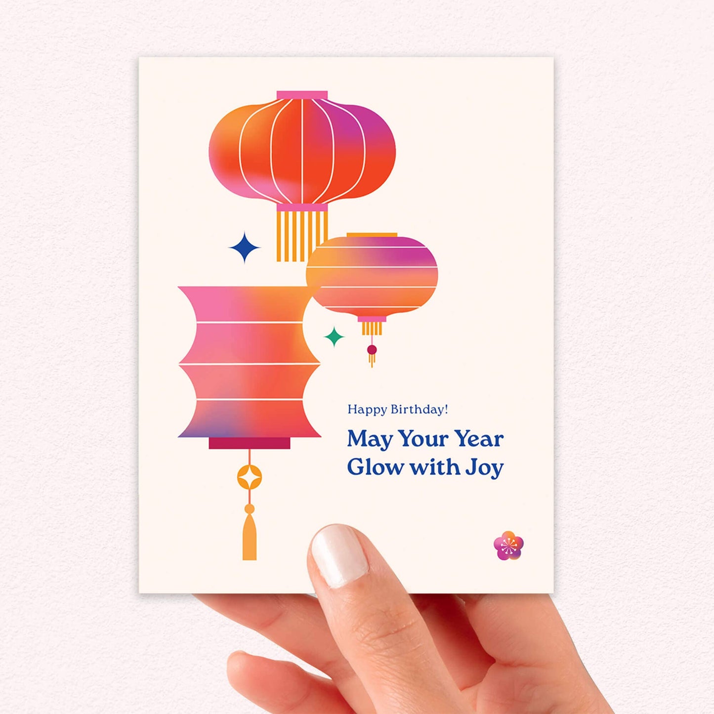 Glow with Joy Birthday Card