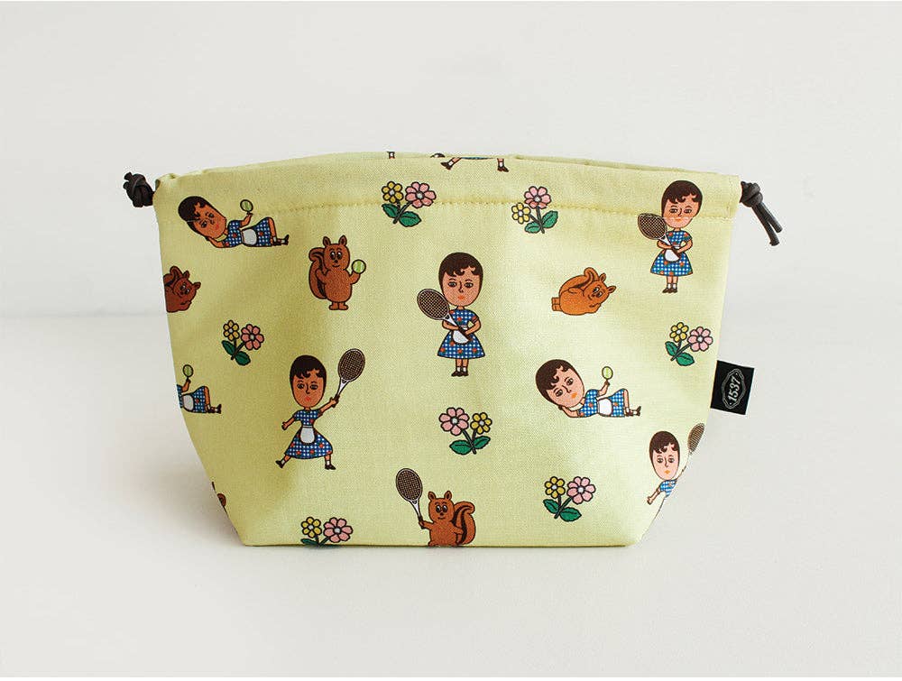 Oxford Cotton Insulated Lunch Pouch