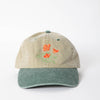 Poppy Cap - Two Tone Green