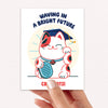 Lucky Cat Graduation Card