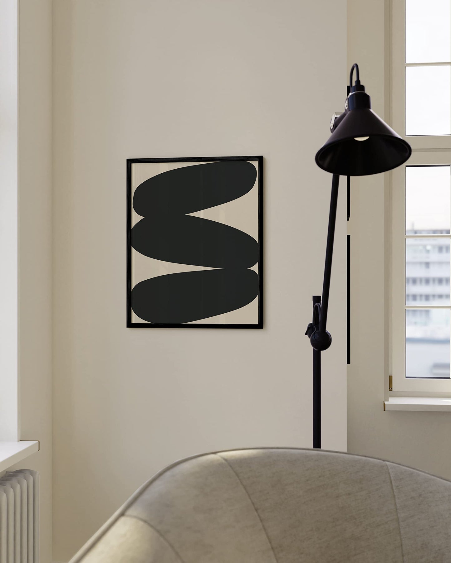 Black Oak Wood Frame