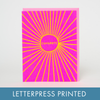 Sunbeam Congratulations Card