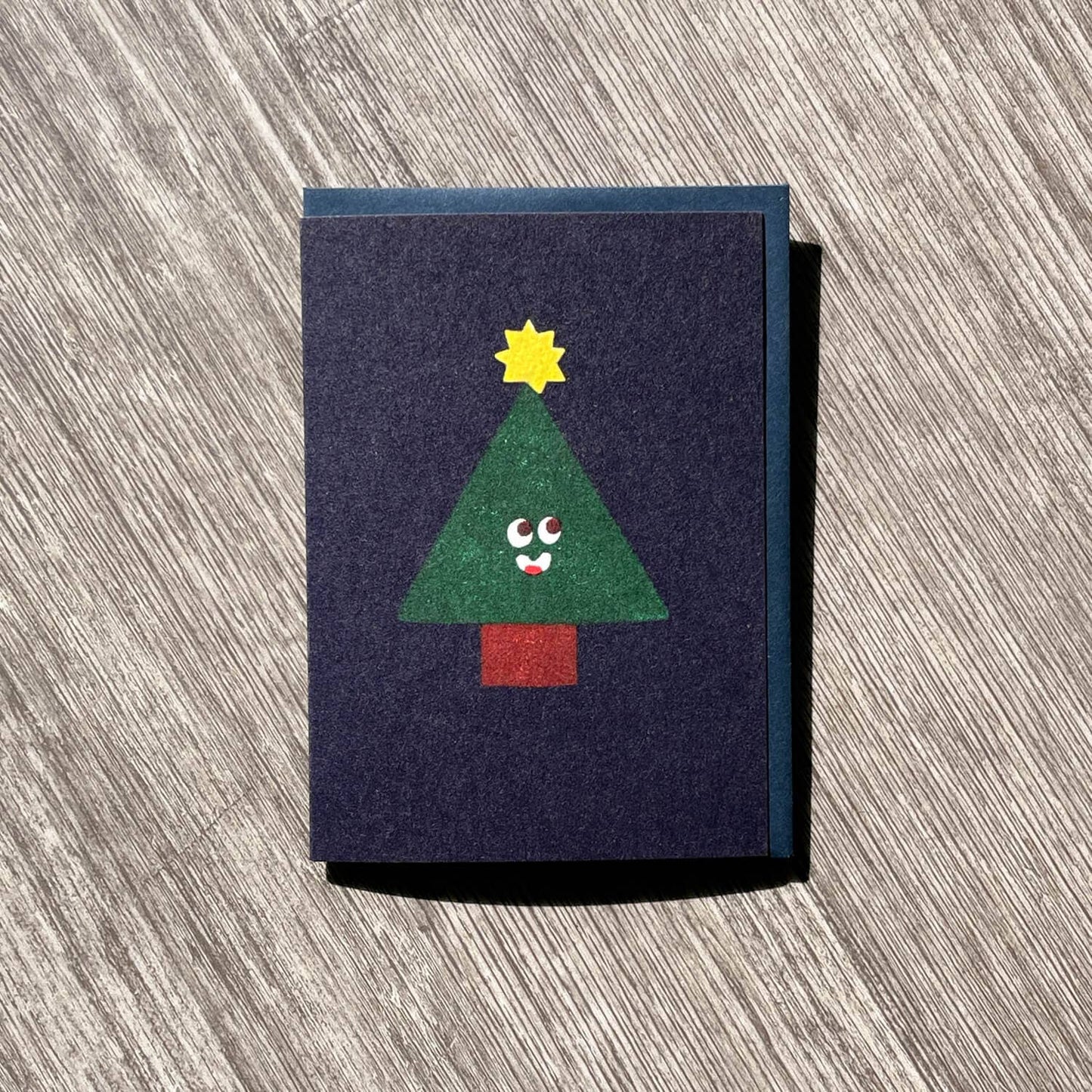 Christmas Tree Navy Card