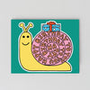 Birthday Snail Shaped Card