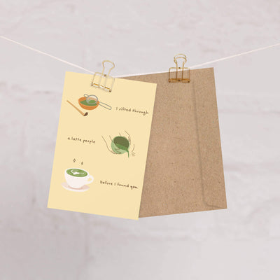 Sifted a Latte People Greeting Card