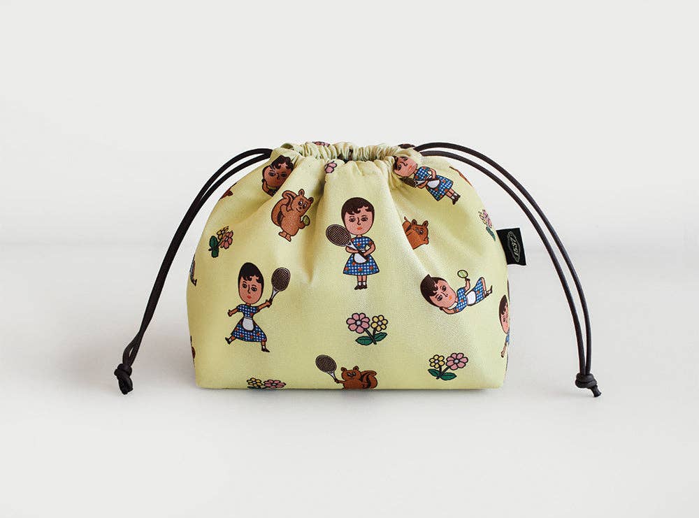 Oxford Cotton Insulated Lunch Pouch
