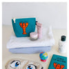 Embroidered Boat Pouch