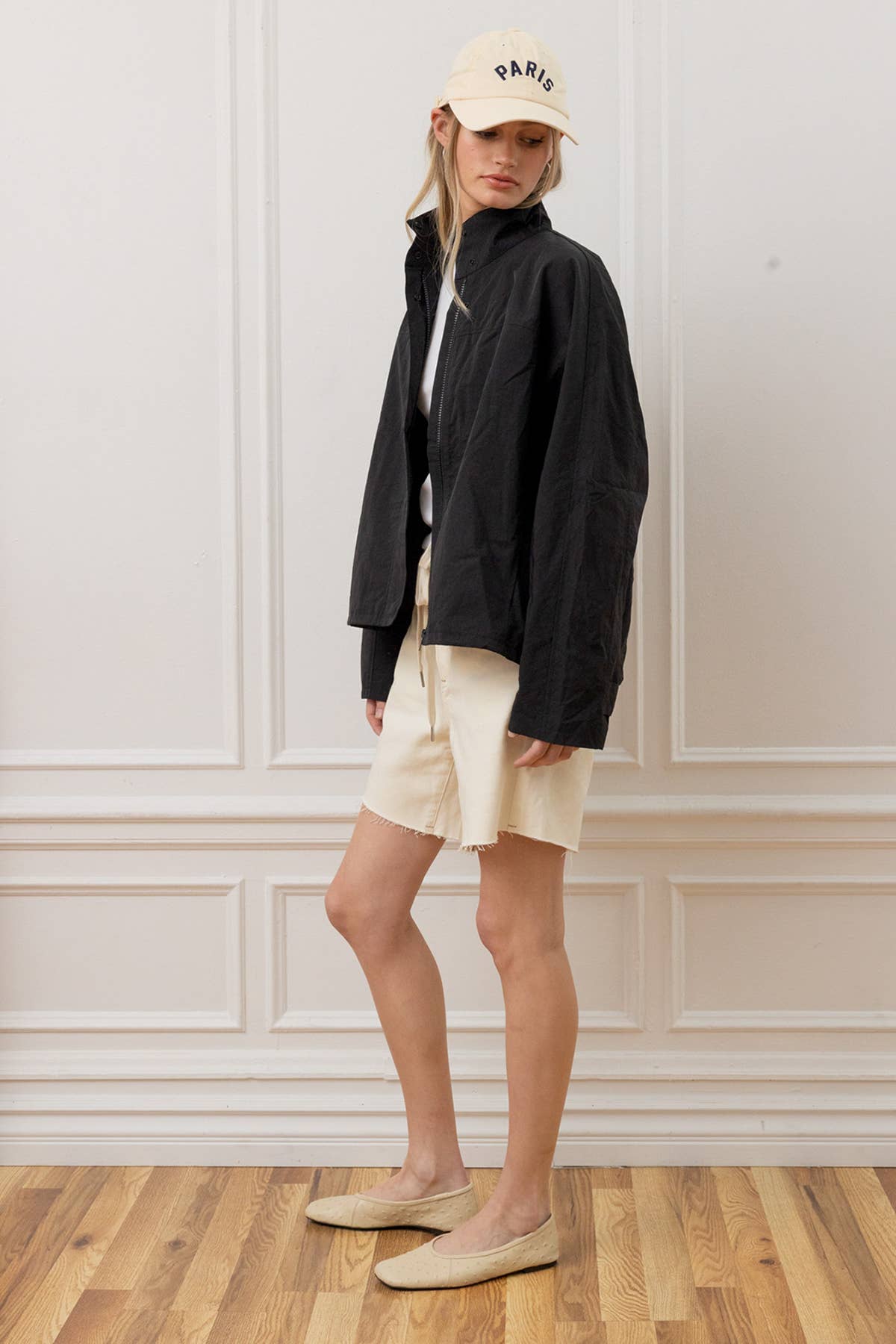 Lightweight Mesh-Lined Windbreaker Jacket