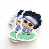 Ajumma Workout Asian Sticker