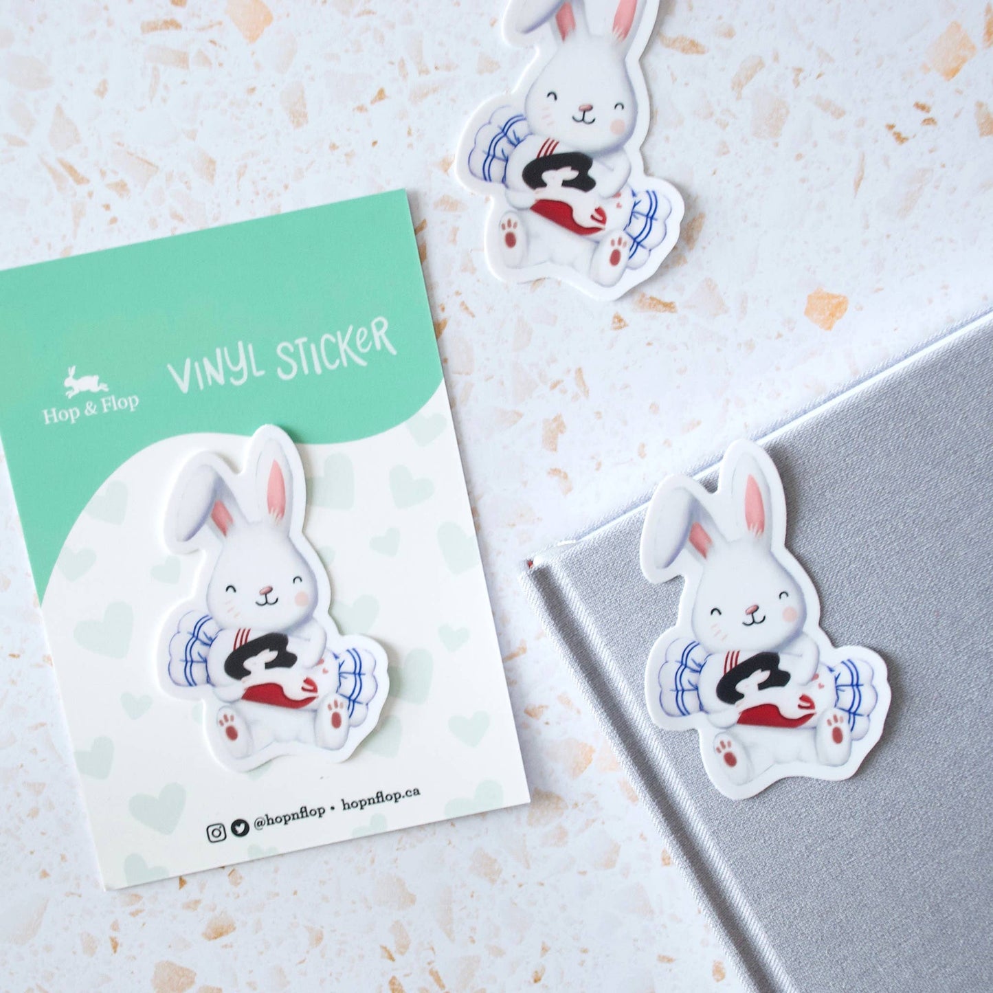 White Rabbit Candy Sticker