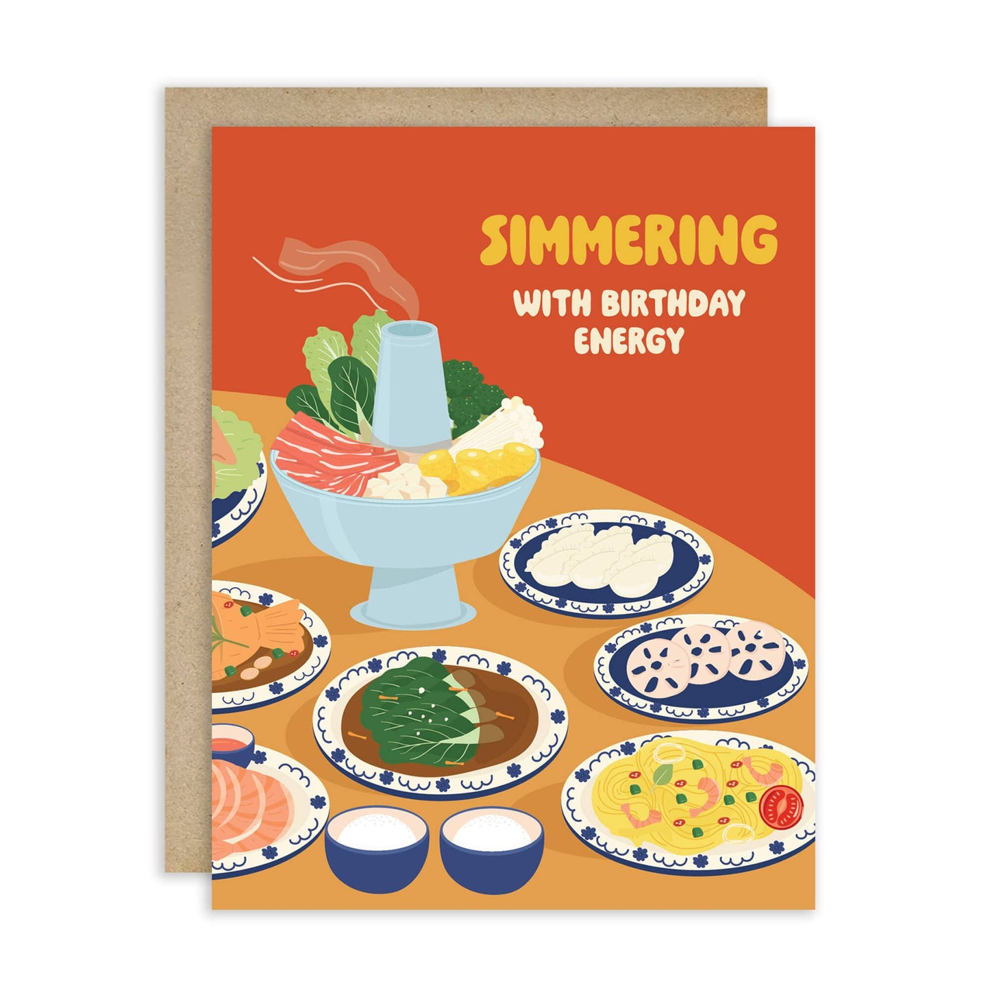 Hot Pot Simmering Birthday Card