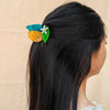 Orange Hair Claw Clip
