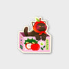 Apple Cat Sticker