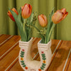 Horseshoe Ceramic Vase