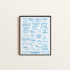 The Richmond District San Francisco Risograph Print