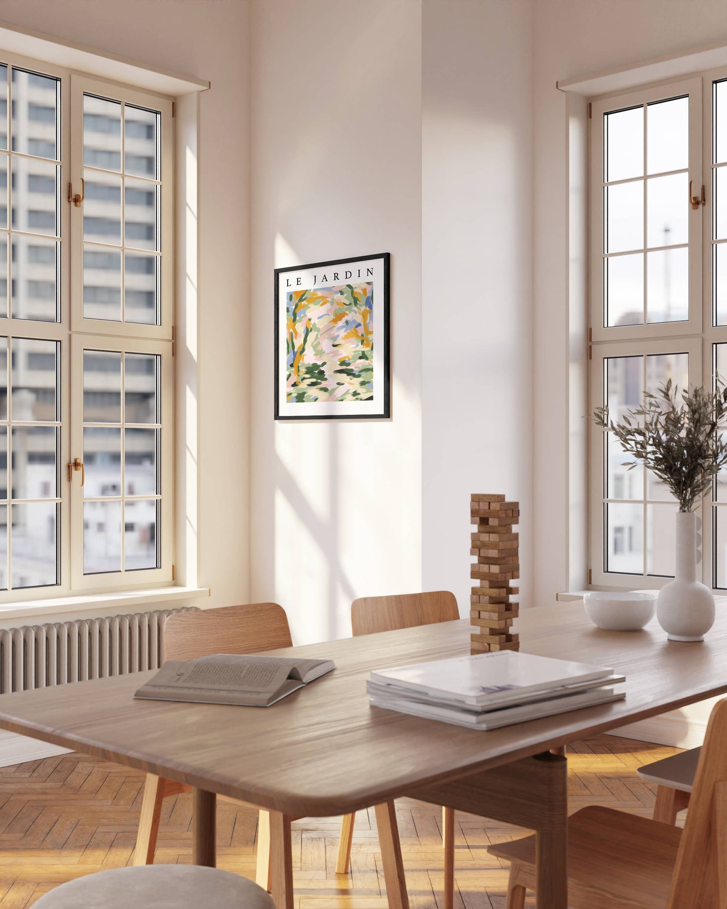 Black Oak Wood Frame