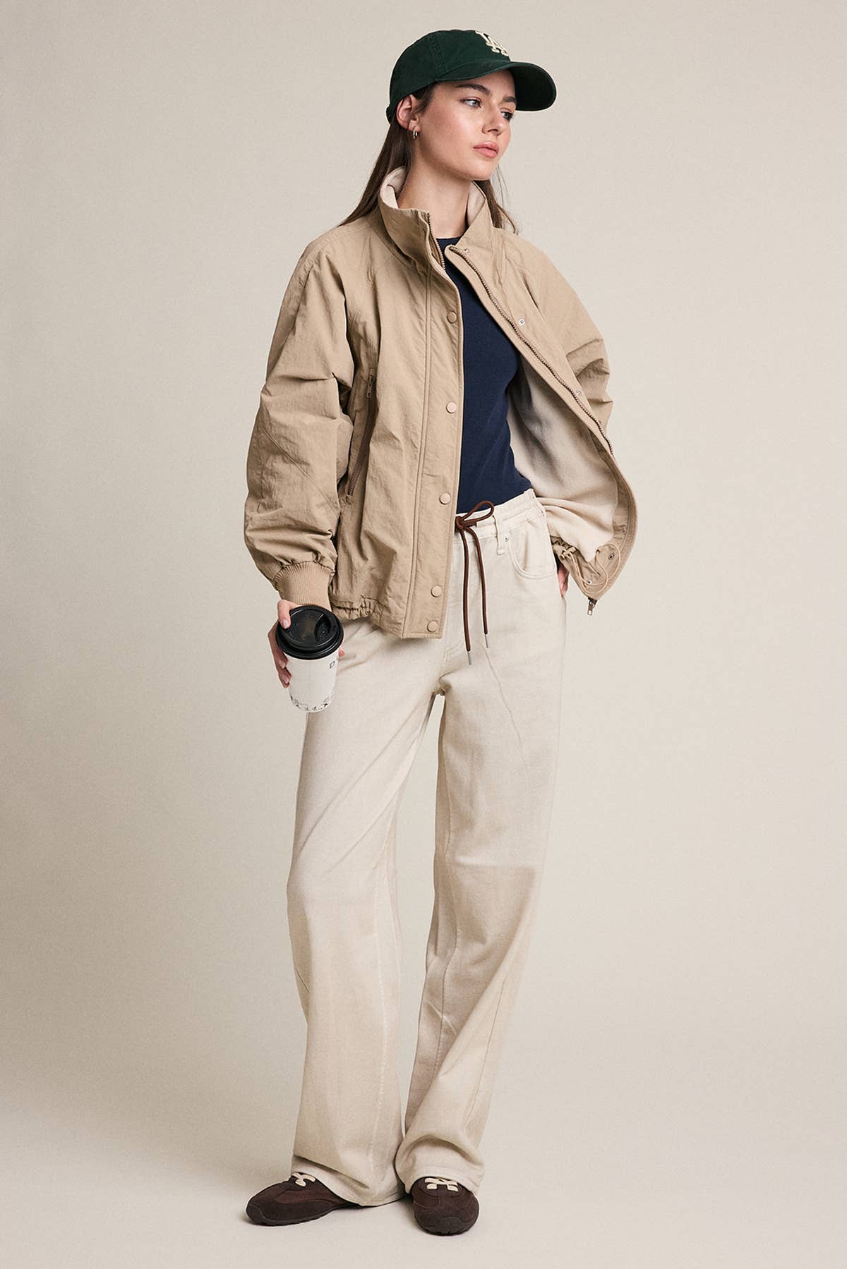 Cozy Fleece-Lined Zip & Snap Jacket