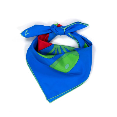 Modern Peperomia Silk Scarf