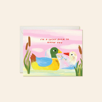 Lucky Duck Friendship Card